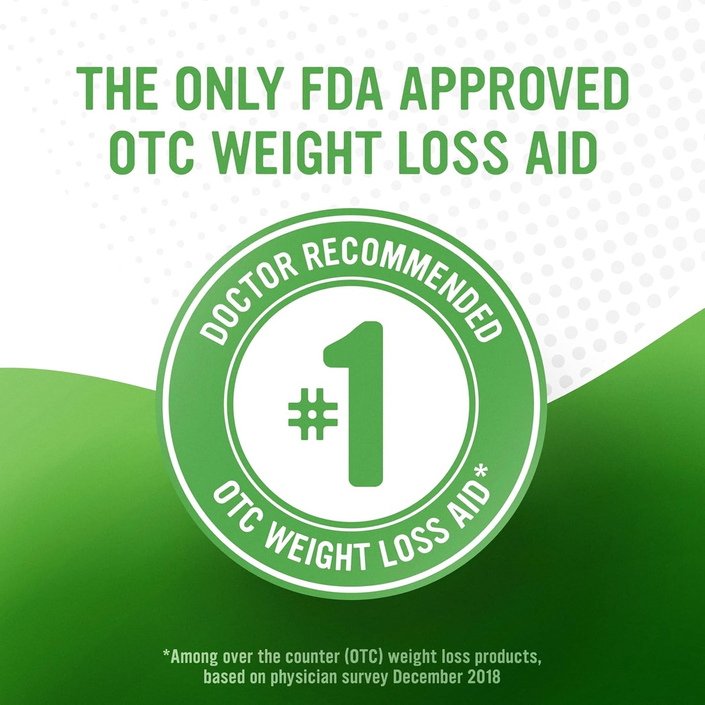 Non Prescription Weight Loss Aid, 120 Count Refill Pack,60 mg Capsules