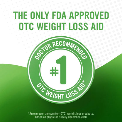 Non Prescription Weight Loss Aid, 120 Count Refill Pack,60 mg Capsules