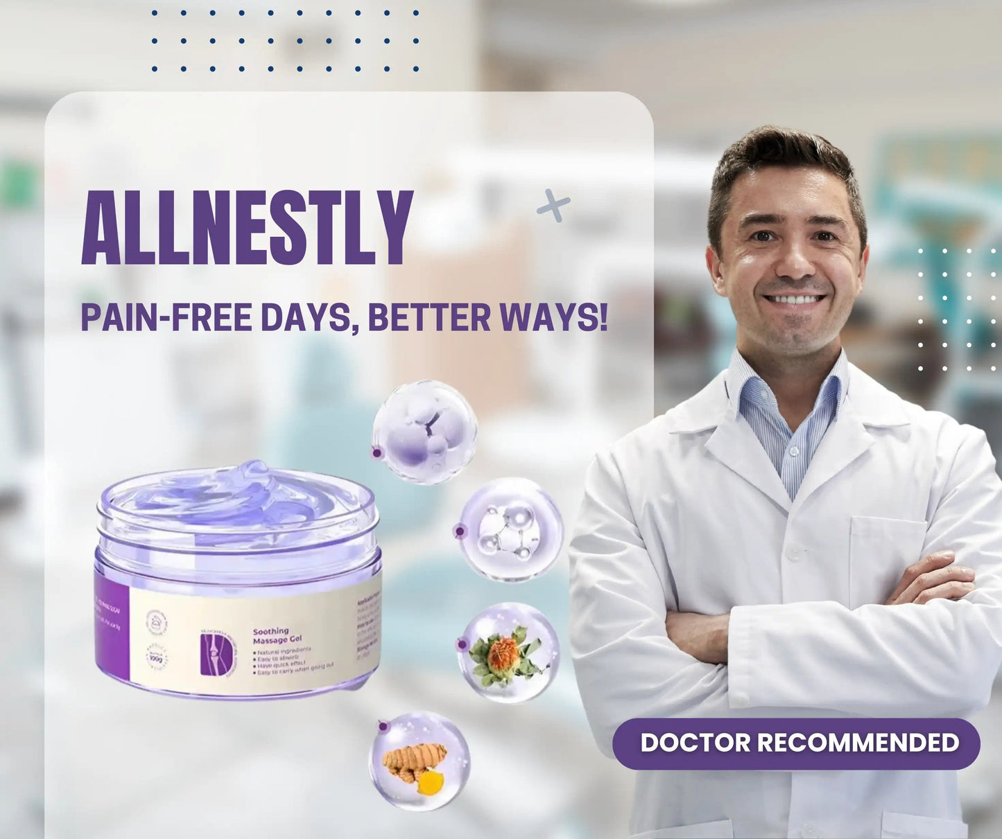 Soothing Pain Relief Massage Gel
