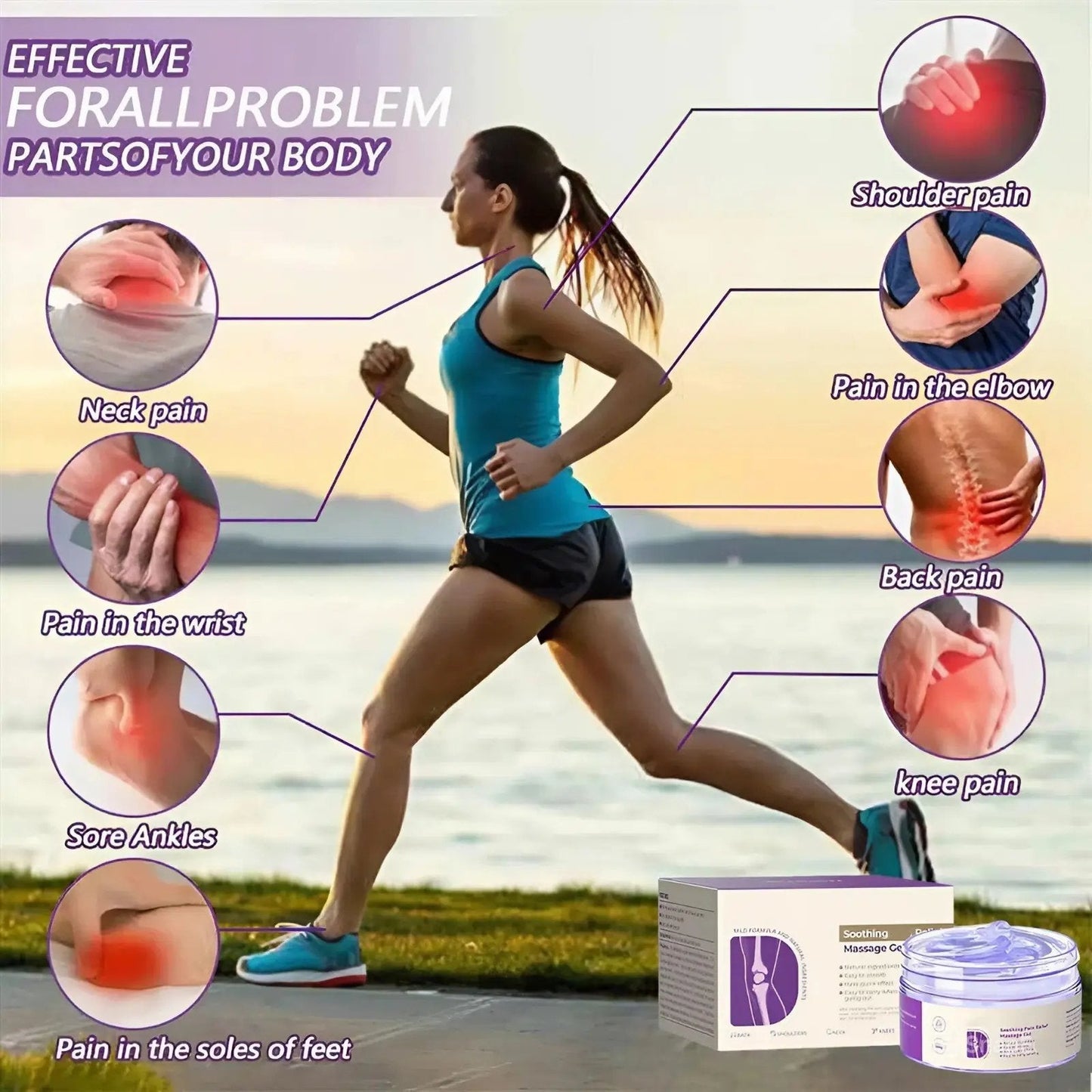 Soothing Pain Relief Massage Gel